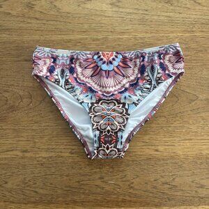 Venus Paisley Floral SIZE 8 Women's Bikini Swim Suit Bottom NWOT E